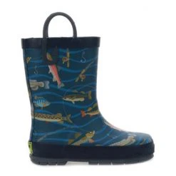 Western Chief shop 31 Western Chief Kids Gone Fish'n Rain Boot Shoes Navy
