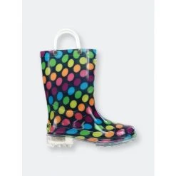 Western Chief shop 9 Western Chief Kids Darling Dot Lighted Rain Boot Apparel Multi
